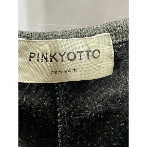 PINKYOTTO Women’s Dark Gray Spaghetti Strap Relaxed Fit Cropped Jumpsuit SZ OS - Picture 8 of 9